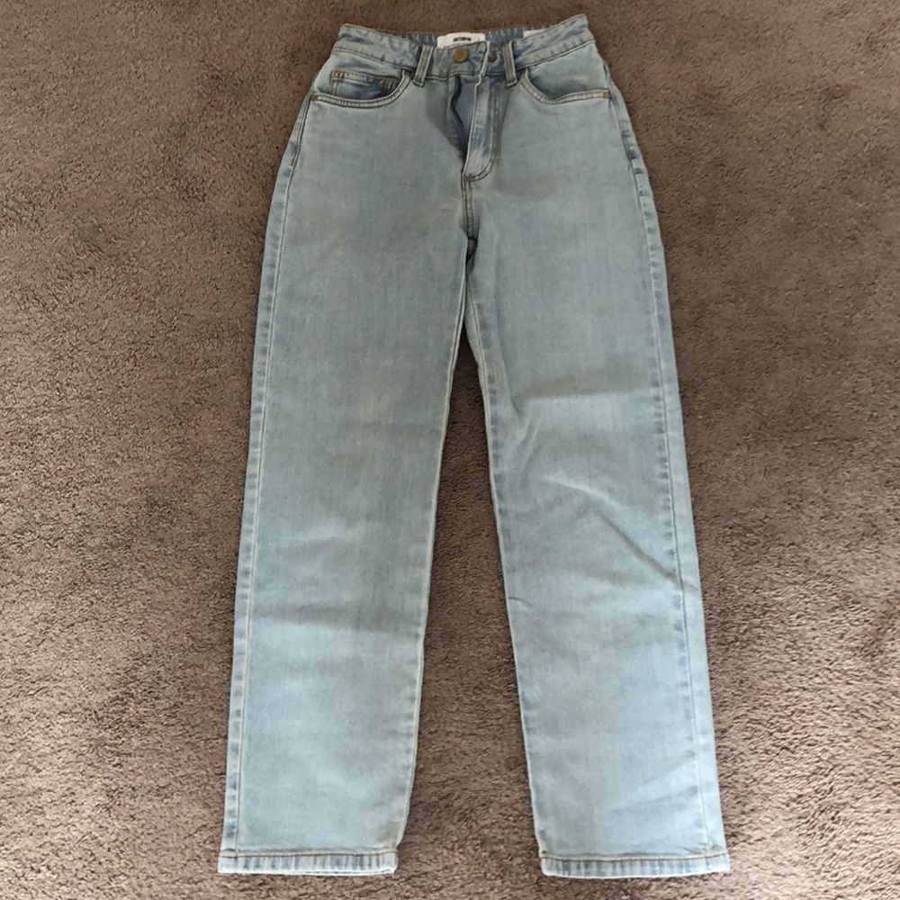 Cotton on straight stretch jeans